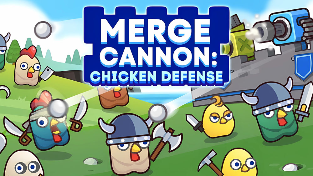 合并加农炮鸡防御 Merge Cannon: Chicken Defense