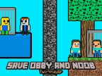 拯救 Obby 和 Noob 两名玩家 Save Obby and Noob Two players